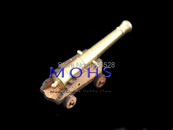 4pcs/veliko 36mm 42mm 55mm obsega baker topovi klasične lesene obsega jadrnico pribor bronasto obsega topovi topništvo combo 7725