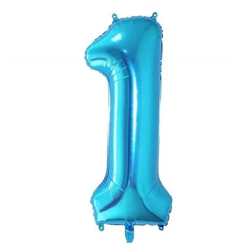 Baloni številko 11, happy birthday, lot 17 barvne balone Črke 40 cm številka 11 modra 100 cm napihnjen zrak ali helij 7817