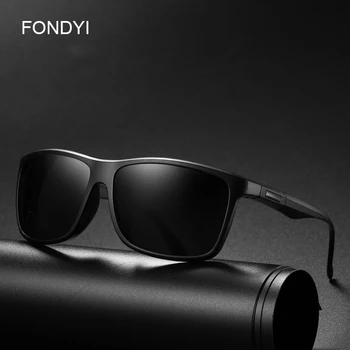 FONDYI italijanski Design Moški Oblikovalec sončna Očala UV400 Šport Odtenki UV400 sončna Očala Nov Pravokotnik oculos de sol z ohišjem 7946