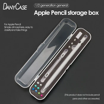 Prenosni Svinčnik Škatla za Shranjevanje Primeru za Apple Svinčnik 1 2 Hard cover Prenosni Svinčnik dodatki za Apple Svinčnik 2 1 Plastični Primeru