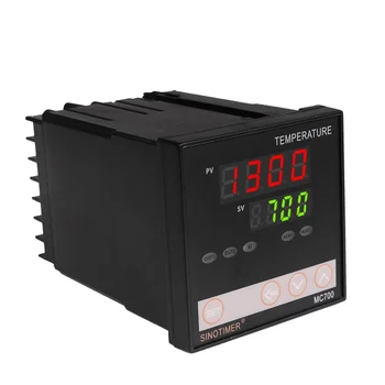 Digitalni PID Temperaturni Regulator Univerzalni Relejni SSR Izhod Termočlen K PT100 Vhoda za Ogrevanje ali Hlajenje z alarmom MC700 82557