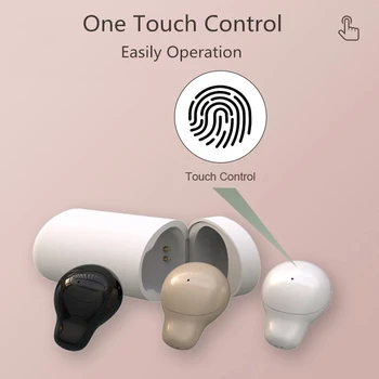 Mini Brezžična Bluetooth 5.0 Čepkov Touch Kontrole Prenosni Čepkov Polnjenje Primeru TWS X26 Športne Slušalke