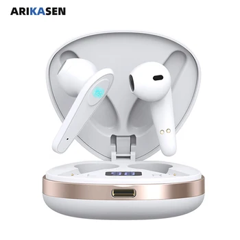 Arikasen TWS Brezžična Slušalka Bluetooth 5.0 Slušalke šport bluetooth Čepkov Slušalke Z Mikrofonom polnjenje primeru Za telefone 84103