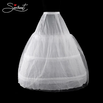 Poročna Obleka 3 Neodvisne Platišča Slip in Gaza 3 Plasti Posameznih Embalaža Poroko Accessorie Petticoat