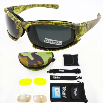Daisy X7 Polarizirana Photochromic Taktično Očala Vojaške Očala Vojske sončna Očala Moških Streljanje Očala Pohodništvo Očala UV400 8489