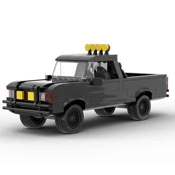 MOC 4x4 Pickup Tovornjak Nazaj v Prihodnost Taxi Model Otroke Zbirka Skupščine Izobraževalne Igrače Igrače Opeke Set 85951