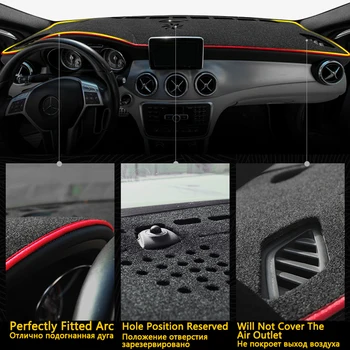 Za Honda Civic 9 2012~Anti-Slip Mat nadzorna plošča Pokrov Pad Dežnik Dashmat Zaščito Preprogo Pribor FB FK FD FA 2013