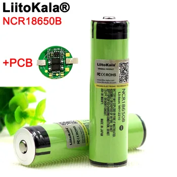 Liitokala Nova Zavarovana Original Polnilna baterija 18650 NCR18650B 3400mah s PCB 3,7 V Za Svetilko baterije 86577