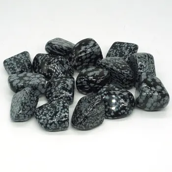 Snežinka Obsidian Kamna Nepravilnih Poliranega Naravnega Rock Quartz Čakro Zdravljenje Dekor Mineralov, Zbirka 87043