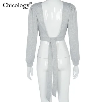 Chicology Oversize Znoj Obleke Dva Kosa Ujemanje Rastlinske Topn Dolgimi Rokavi, Hlače Trenirka 2020 Pozimi Pade 2 Pc Obleke Obleke