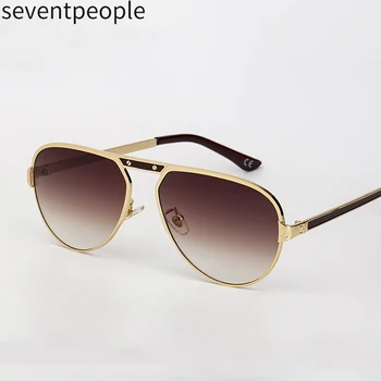 2020 Modni Retro Sončna Očala Za Moške Luksuzne Blagovne Znamke Klasične Ovalne Sončna Očala Odtenki Gafas De Sol El Hombre