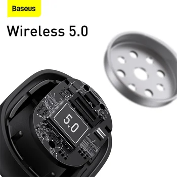 Baseus W06 TWS Bluetooth 5.0 Slušalke aptX Brezžični Čepkov CVC Hrupa Preklic Podpirajo Brezžično Polnjenje, 300h baterije 88550