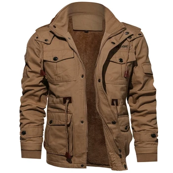 Moške jakne 2021 Moški Oblačila za moške, debel topel plašč žepi priložnostne plišastih jaqueta masculino moška kratka chaqueta hombre 8872