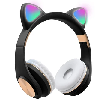 LED Mačje Uho Slušalke Bluetooth 5.0 šumov Odrasli Otroci Utripa Žareče Svetlobe Gaming Slušalke Slušalke Ustvarjalno Darilo 89746