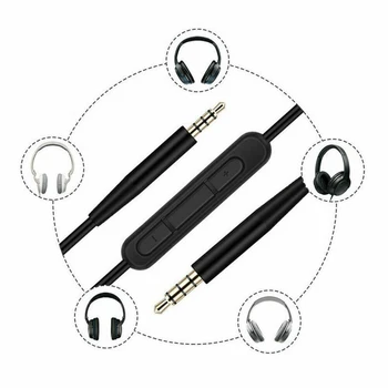 Slušalke Kabel n Kabel z Mikrofonom in kontrolnika za Glasnost za SoundTrue SoundLink QC25 QC35 OE2I 90041
