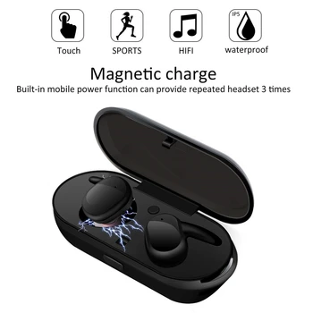 Y30 TWS Bluetooth 5.0 Slušalke Slušalke Res Brezžične Slušalke Mini Čepkov Stereo Športne Slušalke za IOS Android 9036