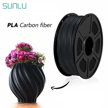 SUNLU PLA Ogljikovih Vlaken Nitke Za 3D Tiskalnik 1.75 mm 1 KG, Z Spool nestrupeno Sublimacija Najboljših Prodajalcev Plastičnih PLA Filamentov