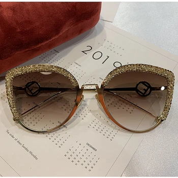 Ženske sončna Očala 2020 Seksi Mačka Oči, sončna očala luksuzne blagovne znamke, Ročno izdelan modni Odtenki Za Žensko oculos Letnik očala