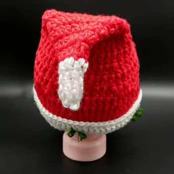 Crochet Baby Klobuk , otroška Kapa Kape Hat Santa Santa Claus Klobuk, Brado Božič Ideja za Darilo Brkati Kapa 91687