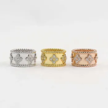 Vroče prodajo klasičnih kaleidoscope baker mikro-vdelan 3A cirkon high-end temperament ženske zapestnico, prstan modni nakit