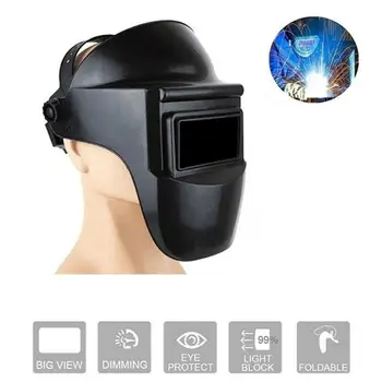 Nastavljiv Velik Zaslon Varilne Maske za Varjenje, Čelada, Sončna Auto Temnenje Vara Nape brez Baterije 93190