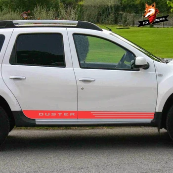 Avto Stranska Vrata Trak Grafični Vinil Avto Dodatki Decals Šport Styling Vinil Avto Nalepke za Dacia Renault delovna halja 2017-2019
