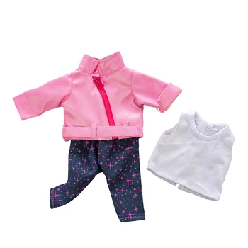 3pcs V 1, Novo Jakno Obleko, Primerni Za 43 cm Lutke 17inch Prerojeni Otroška Oblačila In Pribor