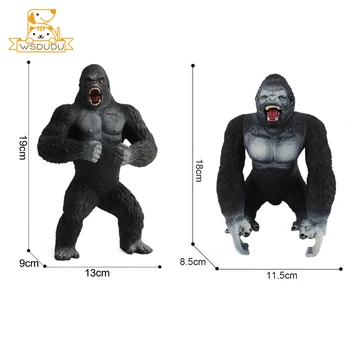 King Kong Gorilla Dejanje Igrače Številke Orangutan Risanka Figurice Zbirka Model Big Šimpanz Živali, Lutke, Fant, Otroci Darilo 94170