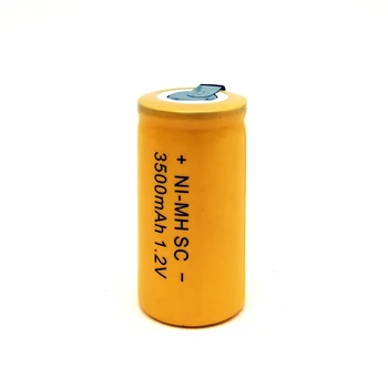 OBMOČJE ENO 18PCS NI-MH SC baterijo za ponovno polnjenje, SC 1.2 V baterijo 3500mah, s priveskom forLED električna orodja 94417
