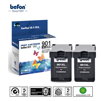 Befon X2 Black 901 XL Kartuša za Tiskalnik Zamenjava za HP 901 HP901 Ink Kartuša Officejet 4500 J4500 J4540 J4550 J4580 J4640