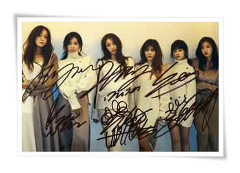 T-ARA TARA autographed podpisana skupinska fotografija TIAMO 4*6 palcev novi korejski feeshipping 11.2016 01 95336
