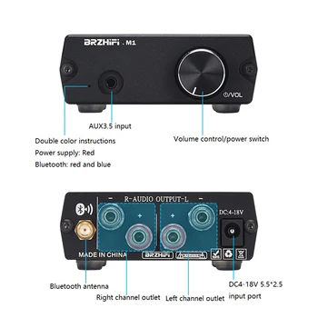 QCC3003 Bluetooth 5.0 Avdio Ojacevalnikom Odbor Infineon MA12040 strep amplificador 40W*2 za 3-8 palčni zvočnik T0290