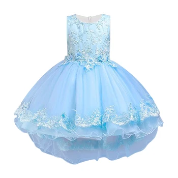 Dekleta stranka Obleke Dekleta Poletje otroci oblačila Princesa obleko dekle tutu obleko praznik, rojstni dan obleko cvetlični girl obleke 96557