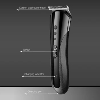2020 3 v 1 Barber Električni Sušilnik Clipper Professional Hair Trimmer Za Moške Akumulatorski Brivnik Brado Rezanje Lase Cut Razor 97098