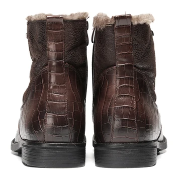 HECRAFTED moških zimskih čevljev 2020 toplo, Udobno Non-Slip Modni moški zimski škornji #KD5207C3 97749