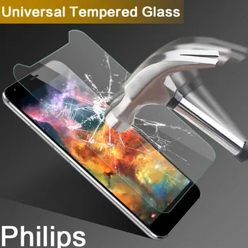 Univerzalni Kaljeno Steklo Za Philips Xenium V526 V 526 5.0 palčni 9H 2.5 D Screen Protector Za Philips Xenium V8526 V 8526