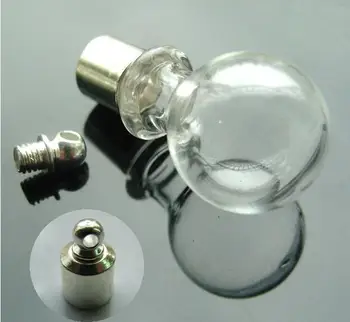 50pieces navoj kristalno kroglo 27.8*12,7 mm steklena tehtnica obesek ogrlica stekla svetu ime na riž umetnosti olje čar nakit obesek