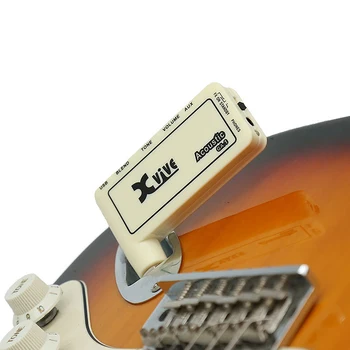 Xvive GA1 Classic Rock Mini Prenosna Akumulatorska Električna Kitara Vtič za Slušalke Ojačevalnik Ojačevalnik