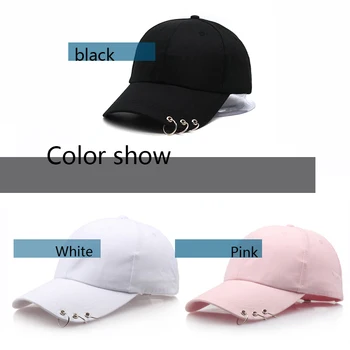 2019 poletje Novo vrnitev žoge moški ženske Modni Dihanje barva preprostost Klobuk Fantje Obroč Nastavljiv Baseball Skp Garros klobuk
