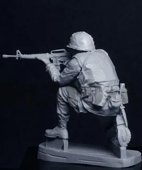 1/35 lestvice Vietnam war NAS kleče na tleh streljanje miniature Smolo Model Kit slika Brezplačna Dostava