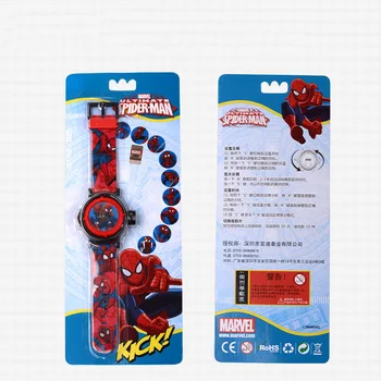 Veliki popusti Boy Toy Watch Projektor Spider man Super Otrok, Prijatelja, Otroka Digitalne Ure Otrok Darilo Stranka Predstavi Preproste Rdeče Gume 98708