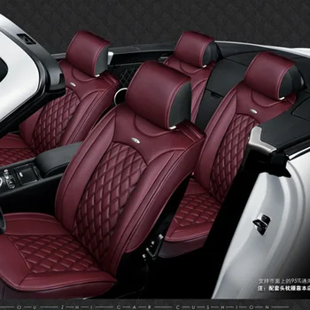 Za Chevrolet Cruze AVEO Jadro malibu črni blagovne znamke luksuzni avto, mehko usnje sedeža spredaj &zadaj komplet avtomobilskih sedežnih prevlek 98873