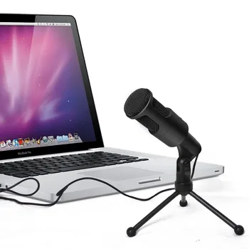 Mikrofon USB Namizni Studio Kondenzatorskega Mikrofona S Stojala Stojalo Za Računalnik Karaoke Video Snemanje