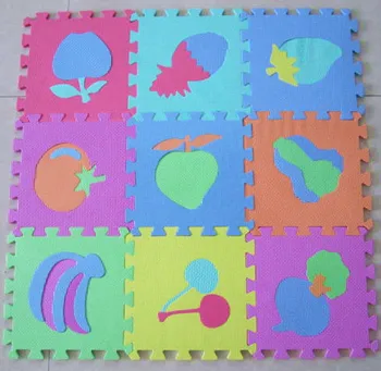 10pcs/set 30x30x0.8 cm Moda Puzzle preprogo otroška igra mat talne sestavljanke mat EVA otroci pena, preproga mozaična tla 99300