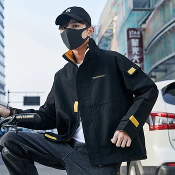 2020 Blagovne Znamke Moških Oblačil Nov Padec Zimsko Jakno Topla Oblačila Korejskem Slogu Plus Velikost Dolg Rokav Moda Windbreaker Hip Hop Vrhovi 99349
