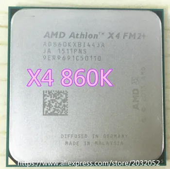AMD Athlon X4 860K x4 860K FM2+ Quad-Core CPU pravilno Desktop Processor brezplačne dostave lahko delo 99629