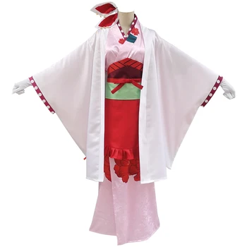 Anime Strip Wc zavezuje Hanako kun, Cosplay Kostume, Yako Cosplay Kostum Kimonos Uniforme, Obleke, Obleke Bele dolge Obleke, Vroče