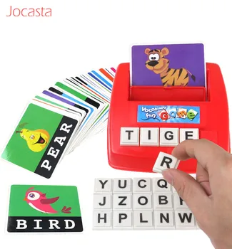Ujemanje Črk Igre, Učenje Angleščine Besedo Smart Memory Game Otroci Črkovanje Abeceda Kartice Začetku Izobraževalne Pismenosti Igrače Darilo