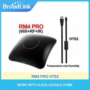 Broadlink RM4 Pro Ir Krmilnik Univerzalni Wifi RF, IR Daljinski HTS2 Kabel USB za Pametne Domačo Podporo Alexa googlova Domača stran
