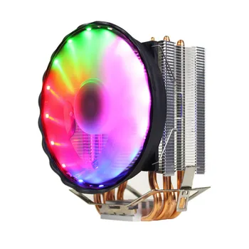 RGB LED CPU Hladilnika Ventilatorja 4 Heatpipe 12V Hladilnik 120 mm Hladilni Ventilator hladilnika Hladilnik za procesor Intel LAS 1150 1155 1156 775 1366 za AMD